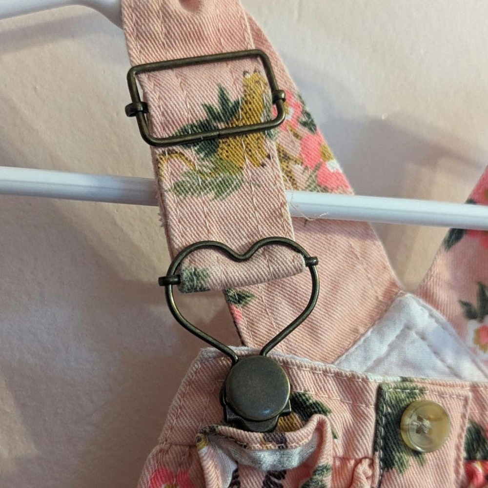 Zoo safari jungle themed bib shortalls for baby 3-6 month - Picture 4 of 8